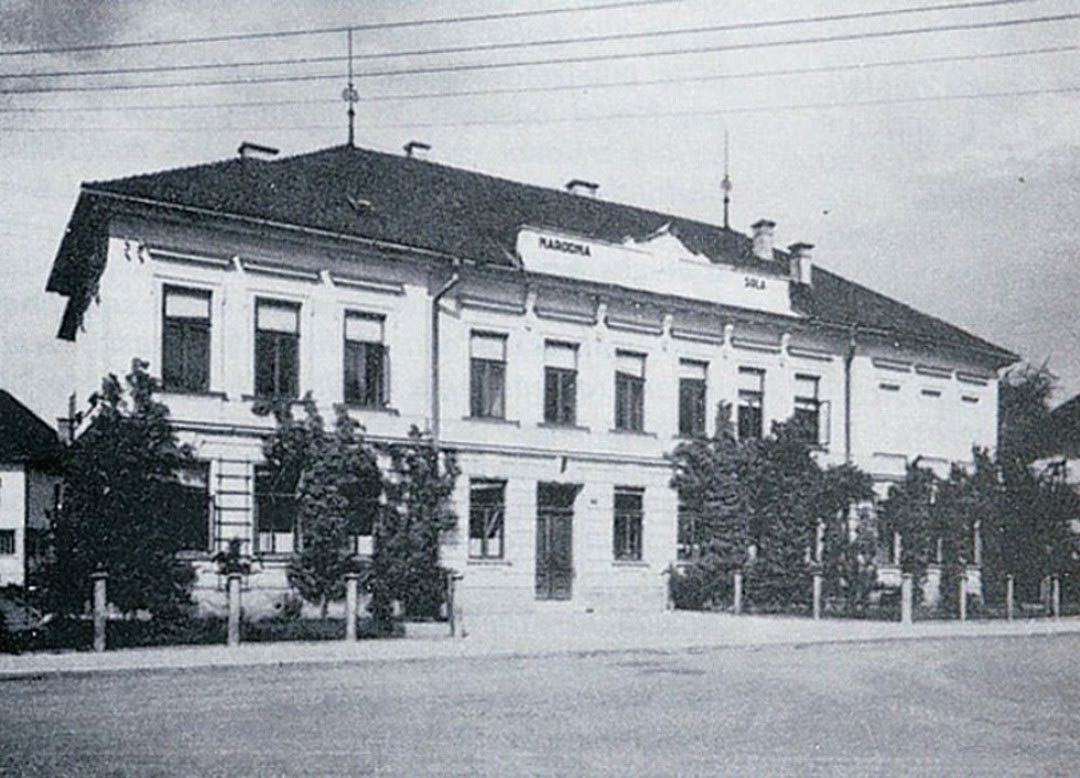 Narodna šola, ok. 1940 (Radovljiški zbornik 1992)