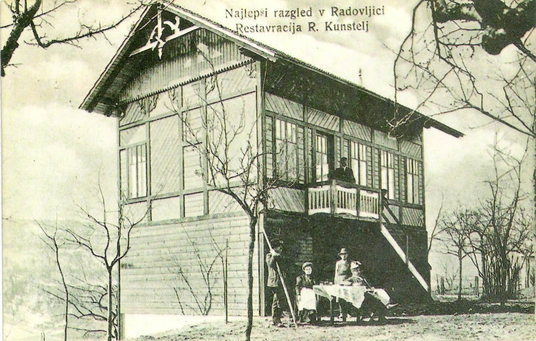 v1) Restavracija Kunstelj, nat. 1905 (Pozdrav iz slov. krajev - MK)