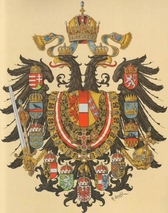 Cesarski grb, 1836 (grboslovje.si)