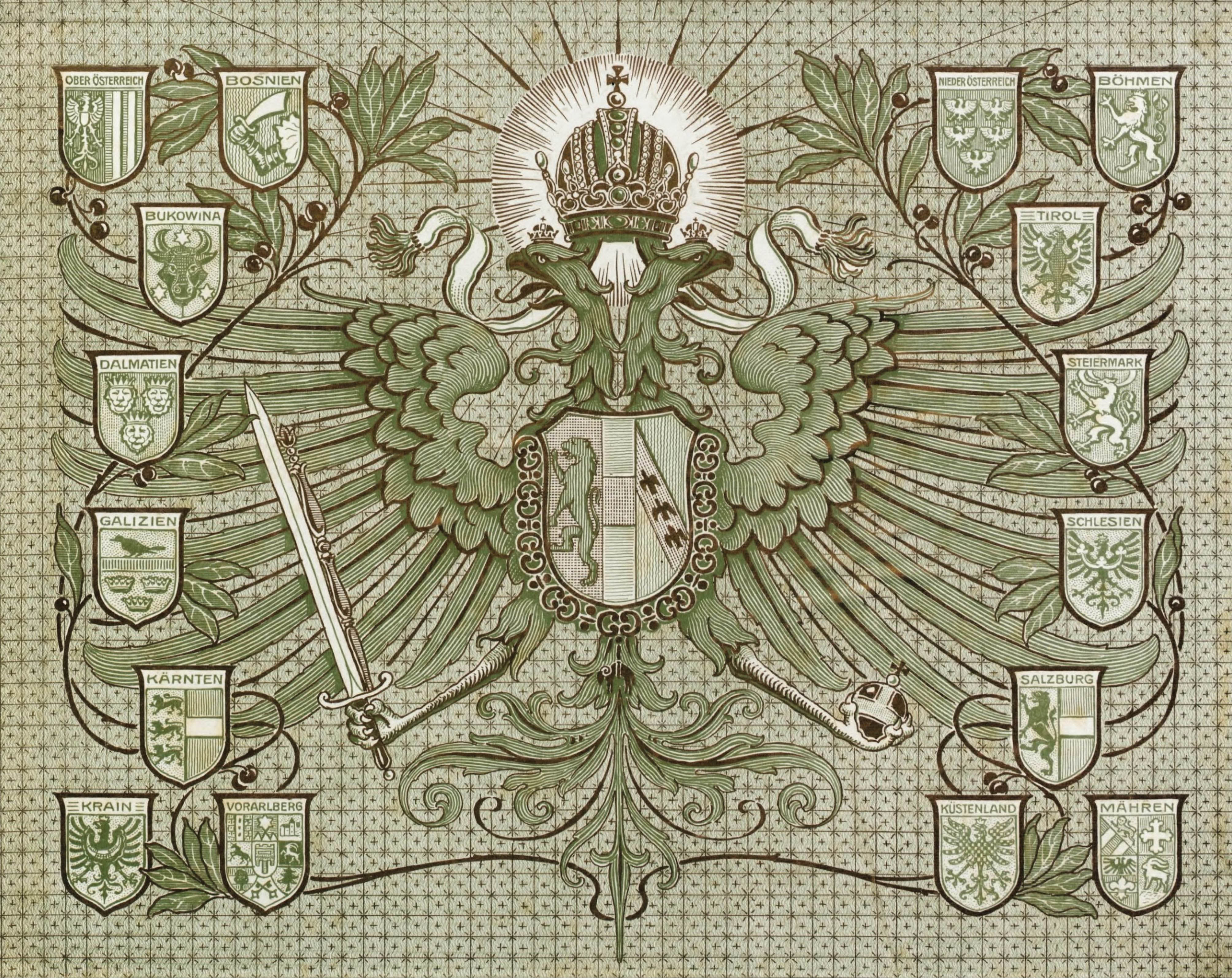 Grb Avstroogrske, ok. 1900 (dLib)
