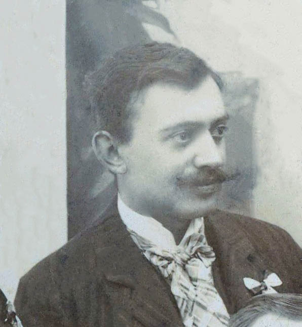 Pirih - rezbar, foto 1910 (DAR - arhiv Slavko Mali)