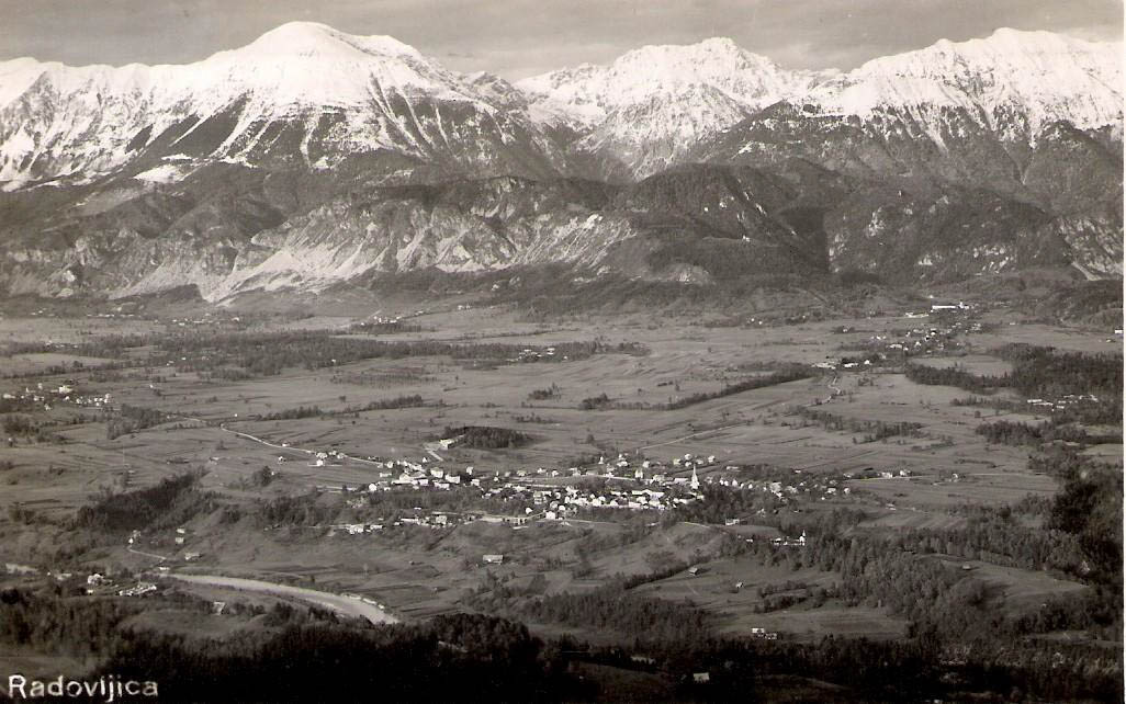 Cesta skozi Predtrg in Radovljico, ok. 1935