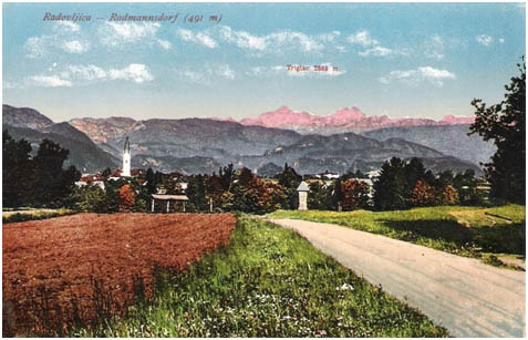 Cesta v Predtrg (Šmidol), ok 1910