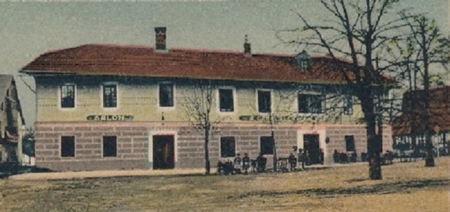 Gostilna Gabrijelčič – c. kr. poštni urad, 1912