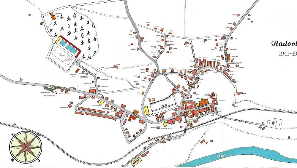 Načrt mesta Radovljica, 1942-45