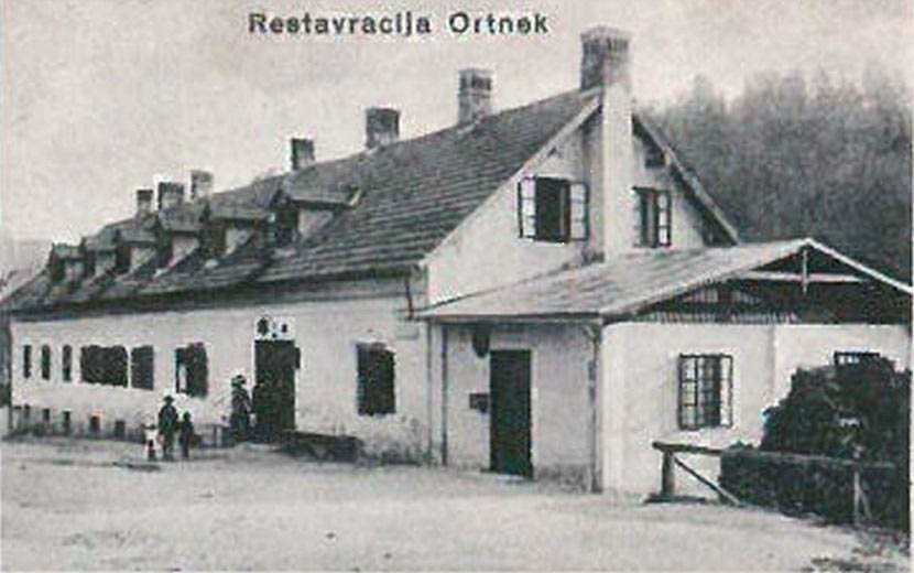 Poštni urad v Ortneku, od. 1908
