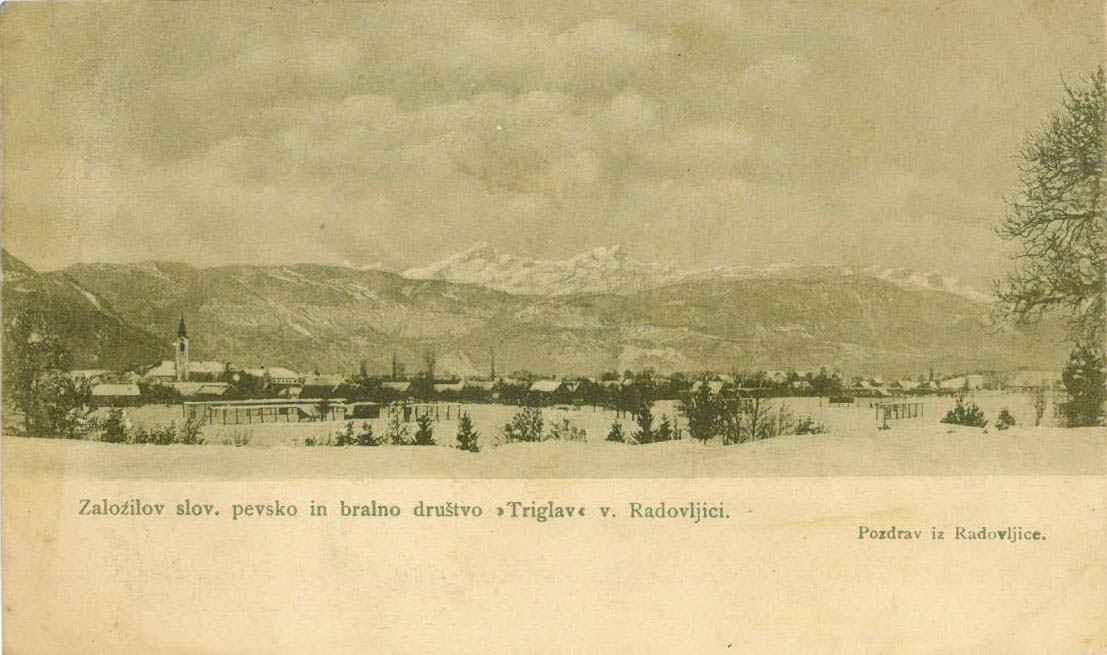 Radovljica iz Predtrga, od. 1900