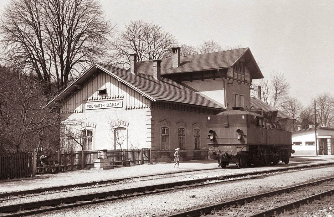 Železniška postaja Podnart, 1961